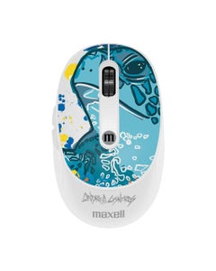 Mouse Inalámbrico Maxell Edición Especial Diseño Wild Estampado De Tortuga