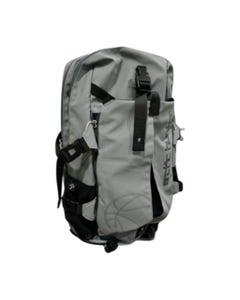 Mochila Impermeable Gris Con Bolsillos