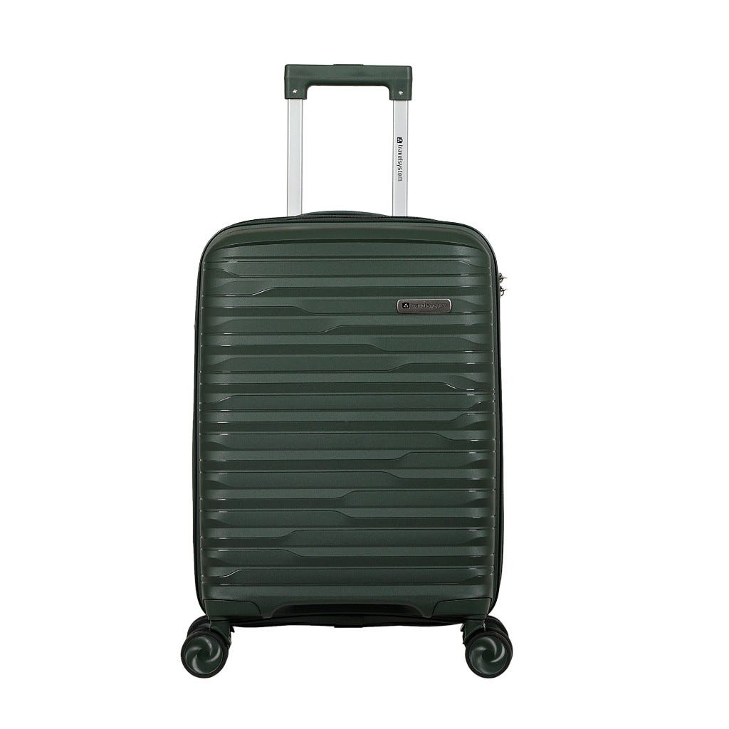 Maleta De Viaje Verde Oscuro Con Seguridad Integrada 20"
