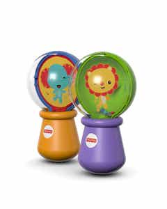 2 Maracas De Animalitos Fisher Price