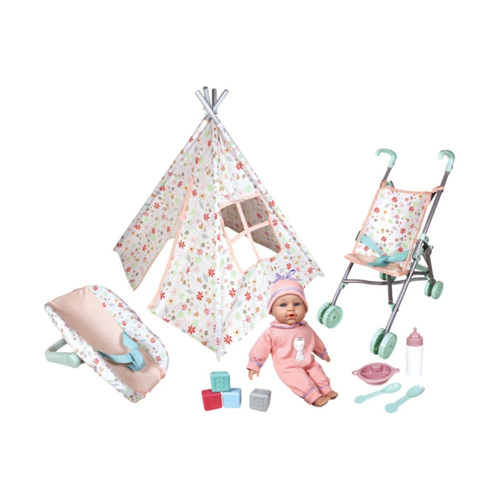 Lissi Doll - Set De Muñeca Bebé 30cm Con Accesorios 12pzs