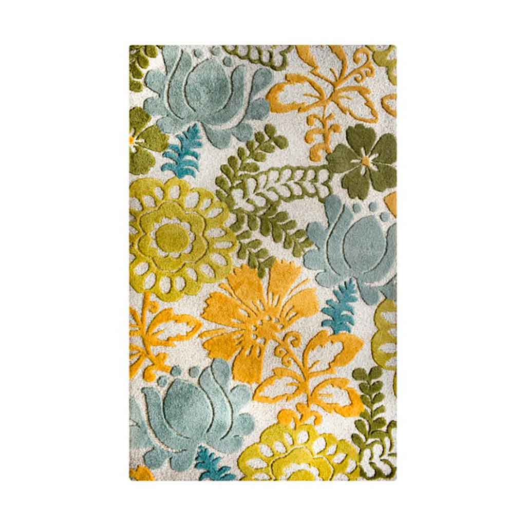 Alfombra grande con estilo de flores 240x300