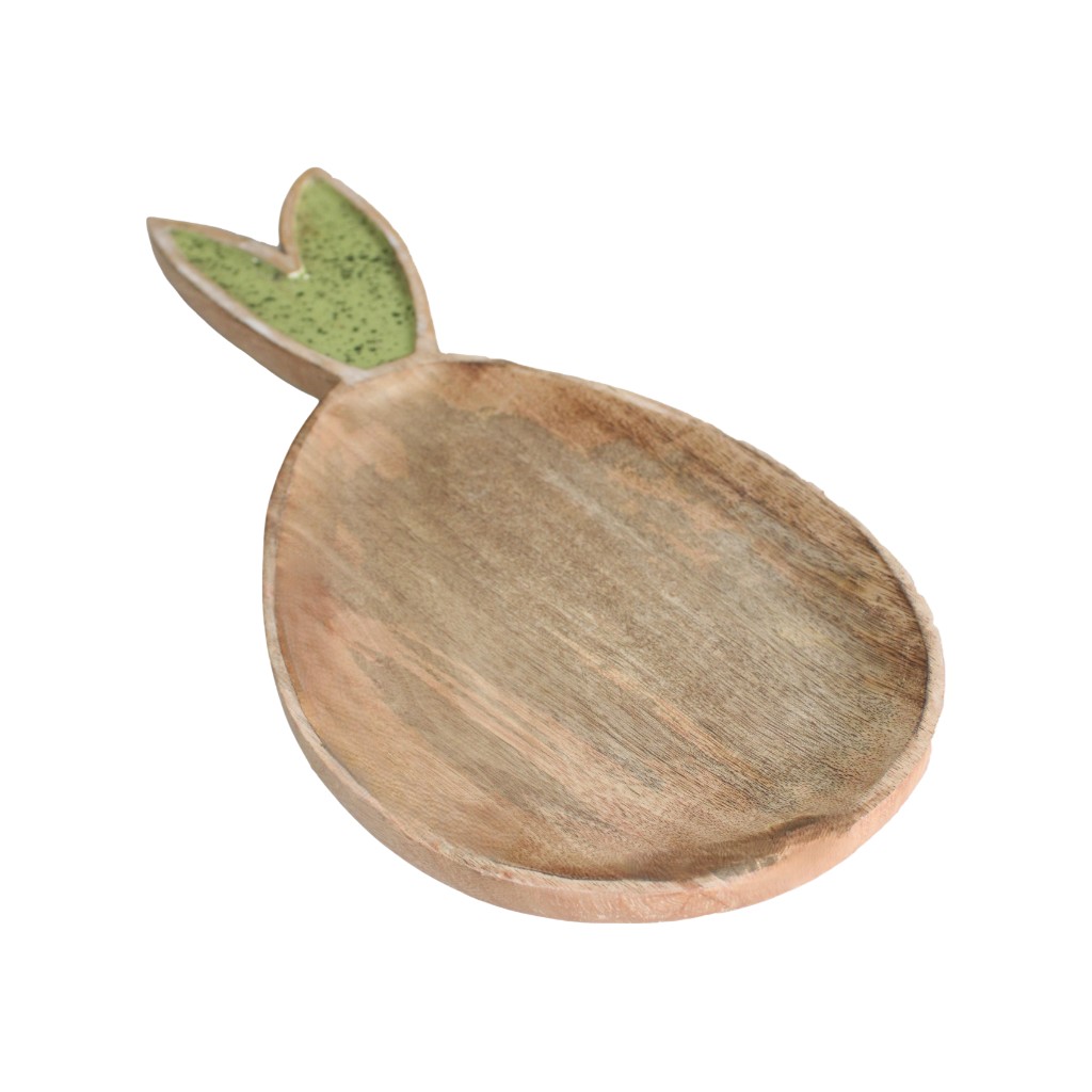 Bandeja Decorativa De Madera 41x19x3cm