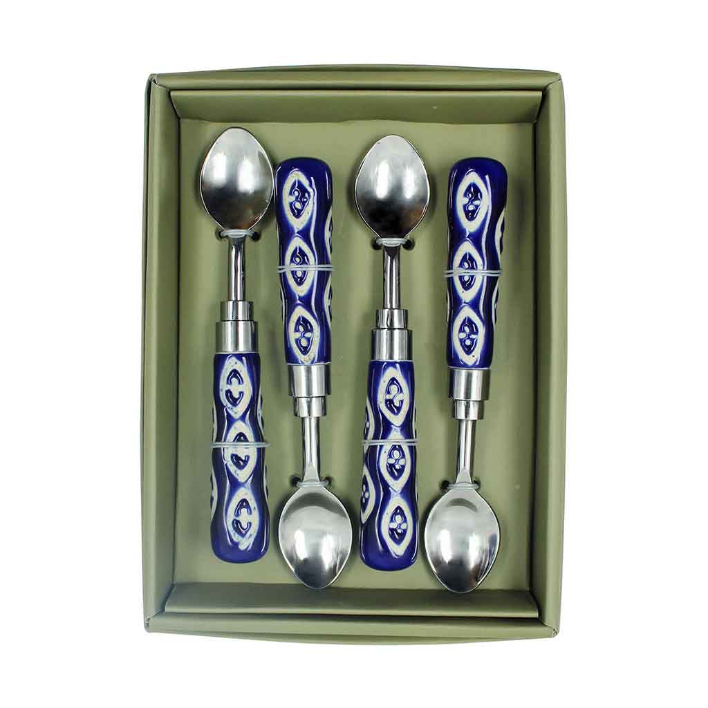 Set 4 Pcs De Cucharas Para Servir 13.5X2X1Cm