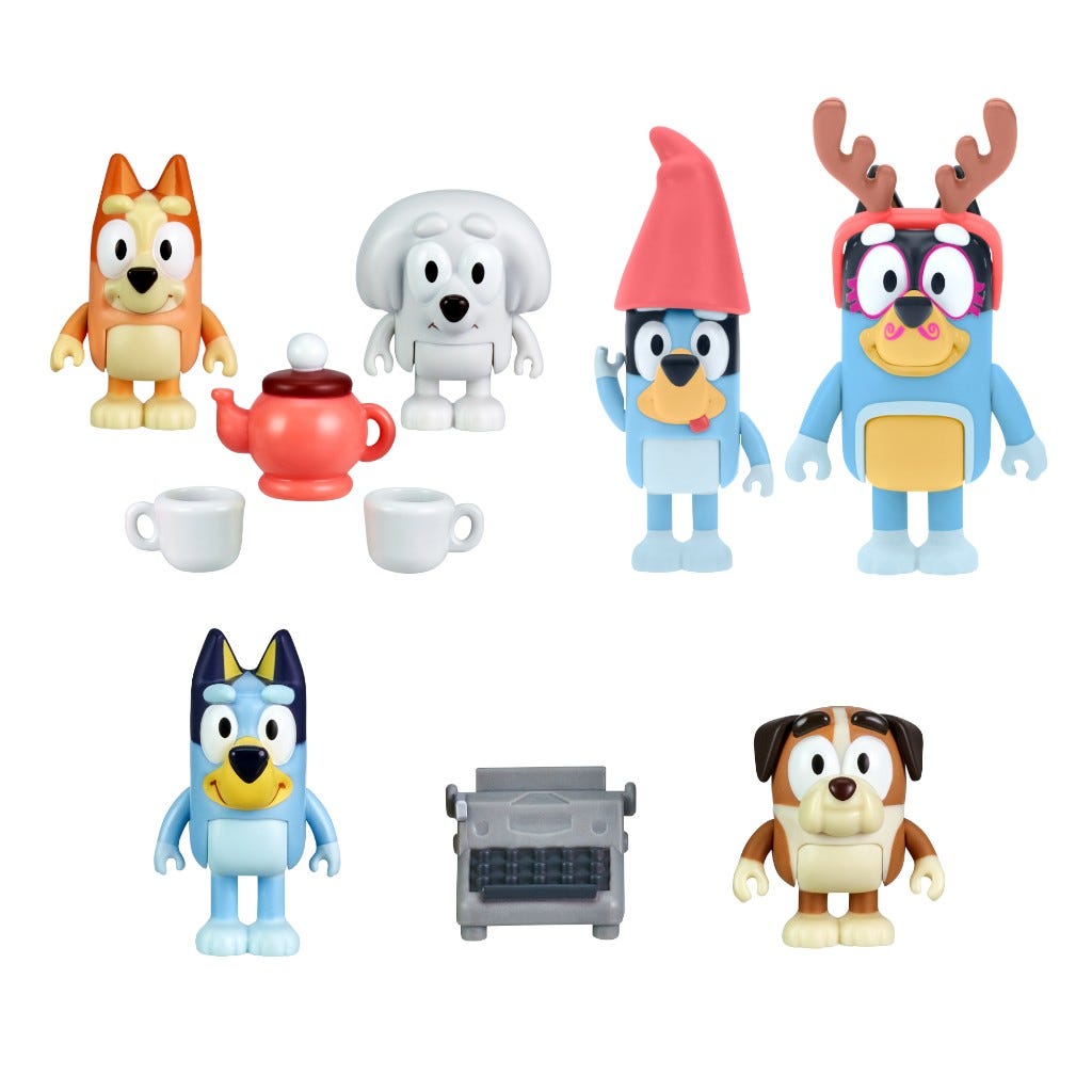 Pack De 2 Figuras Bluey Surtidos