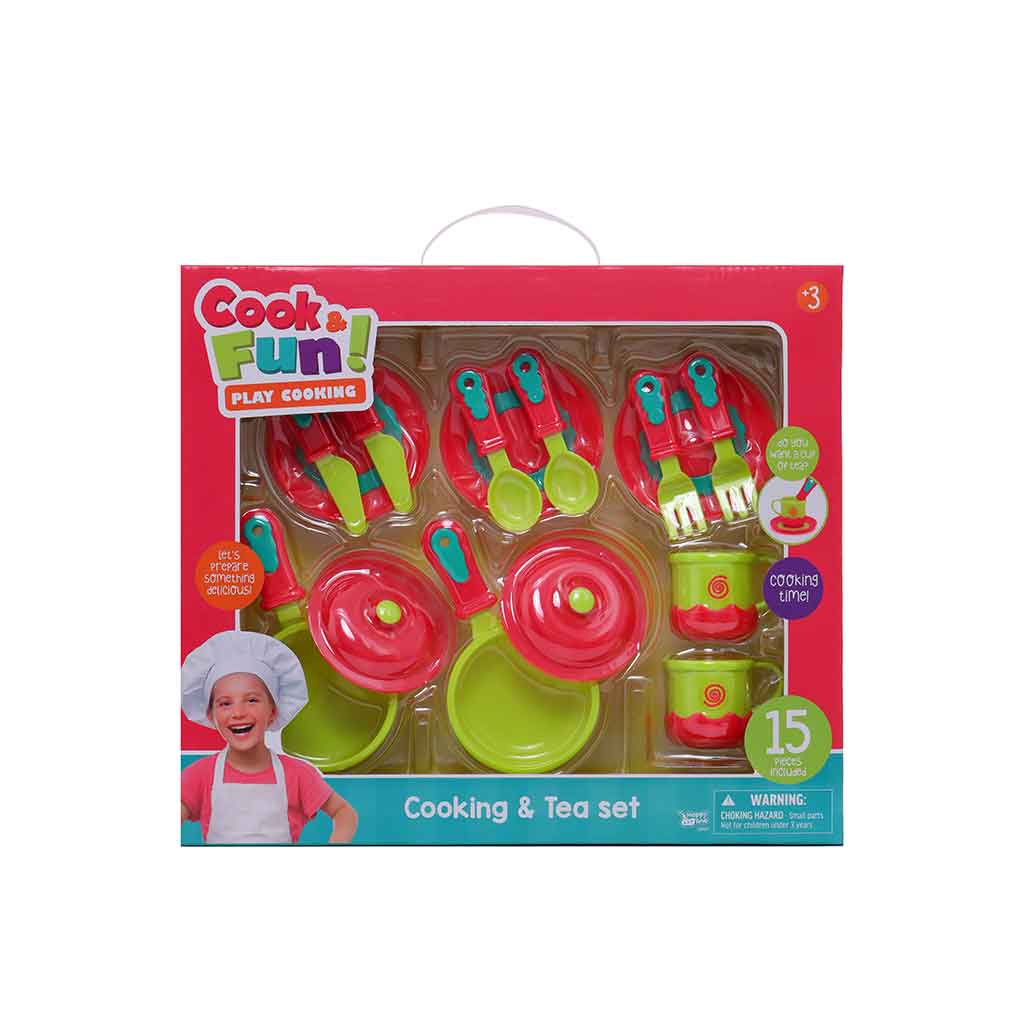 Set juego de té y cocina con 15 piezas