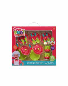 Set juego de té y cocina con 15 piezas