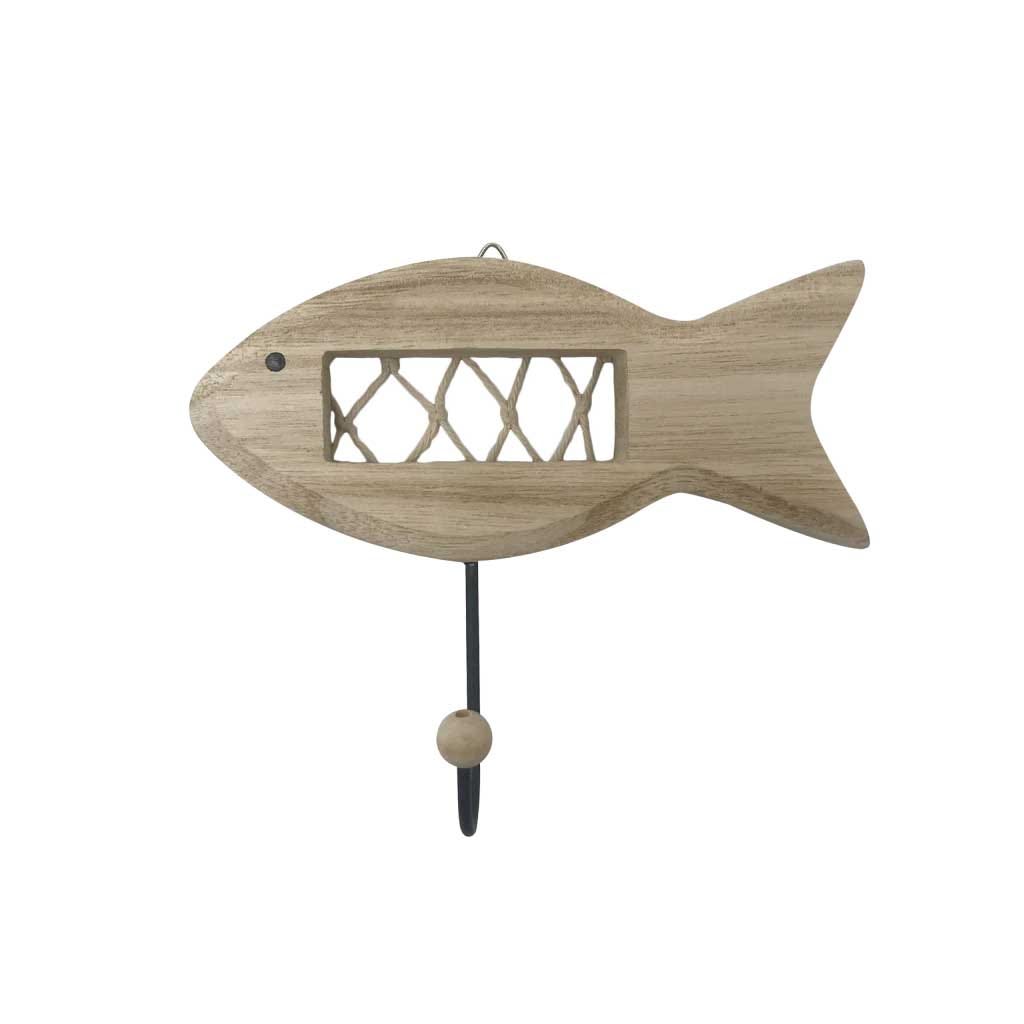 Perchero en forma de pez 15X5X12.5CM