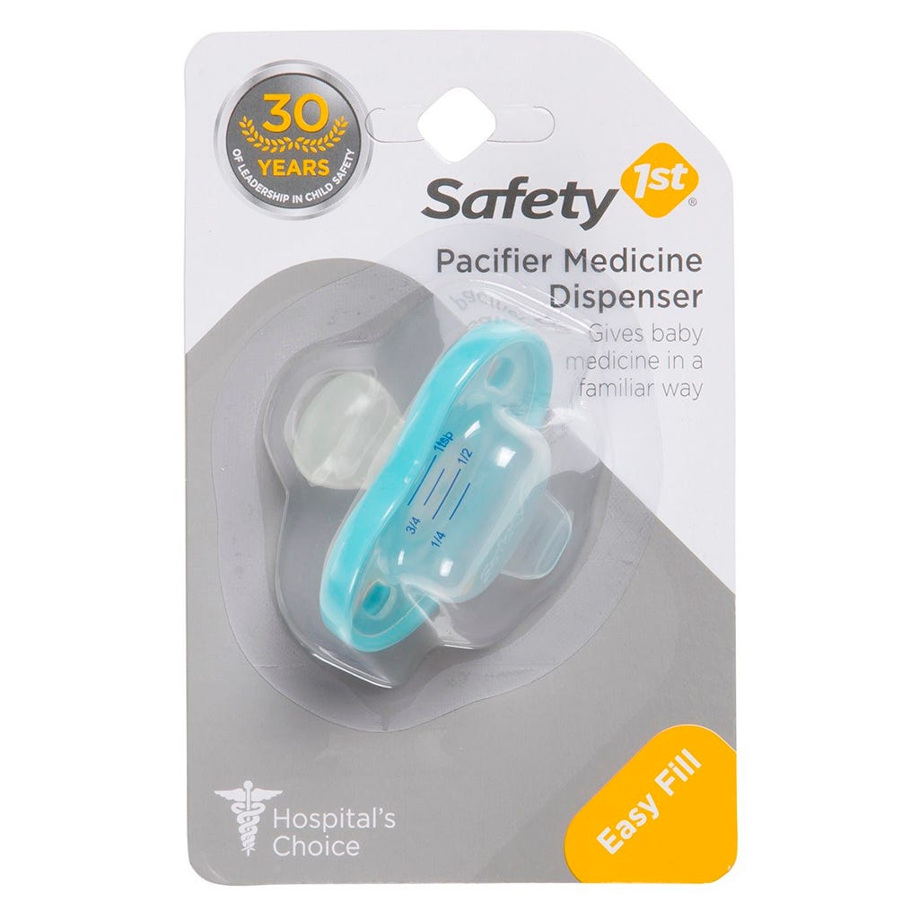 Dispensador De Medicamentos Para Chupete Color Azul