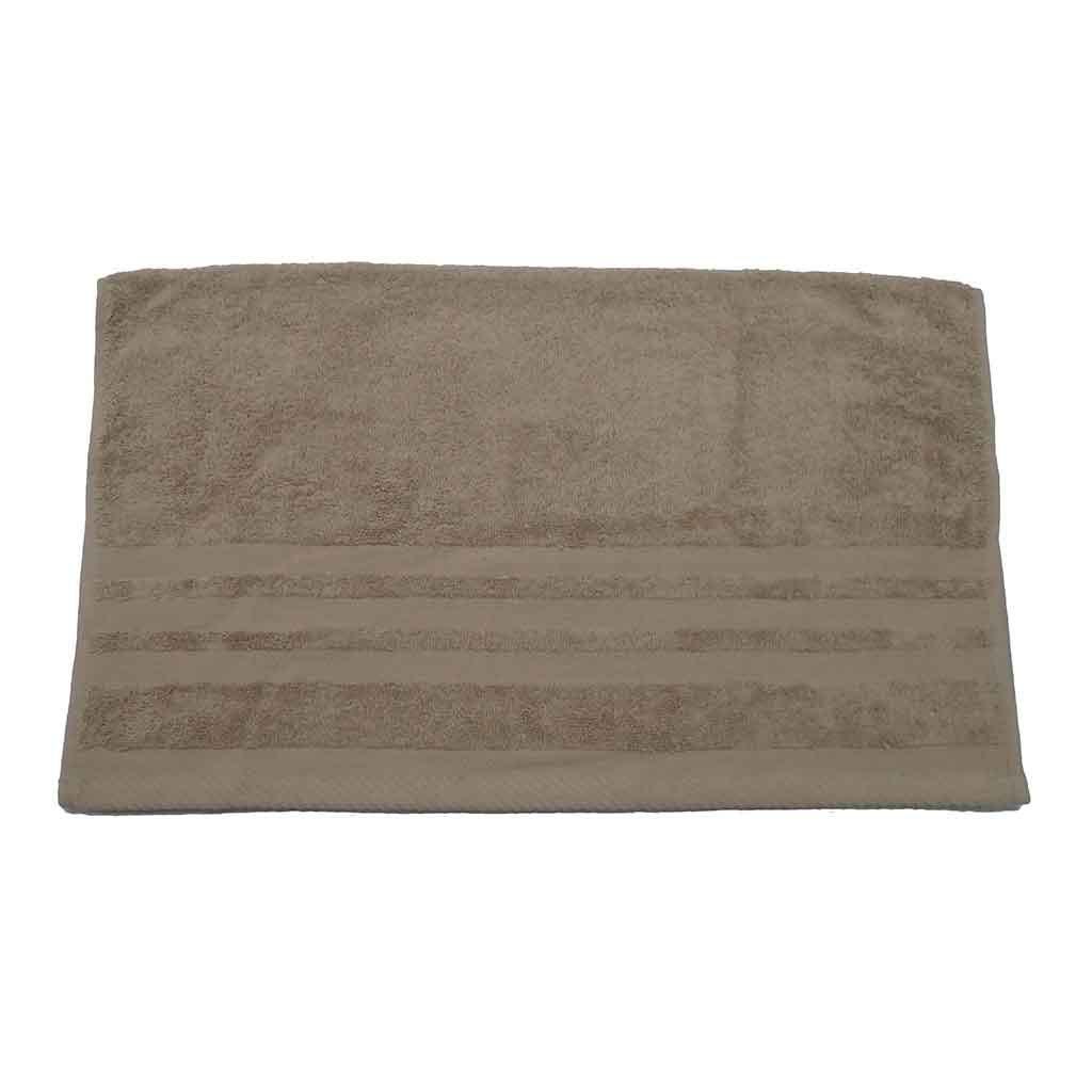 Toalla De Felpa Gris Pardo Para Rostro 50X90Cm