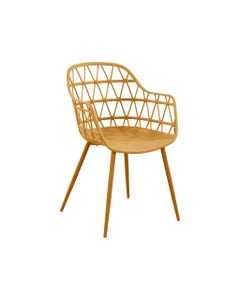 Silla De Comedor Amarillo Yeli 55,5X55,5X84,5Cm