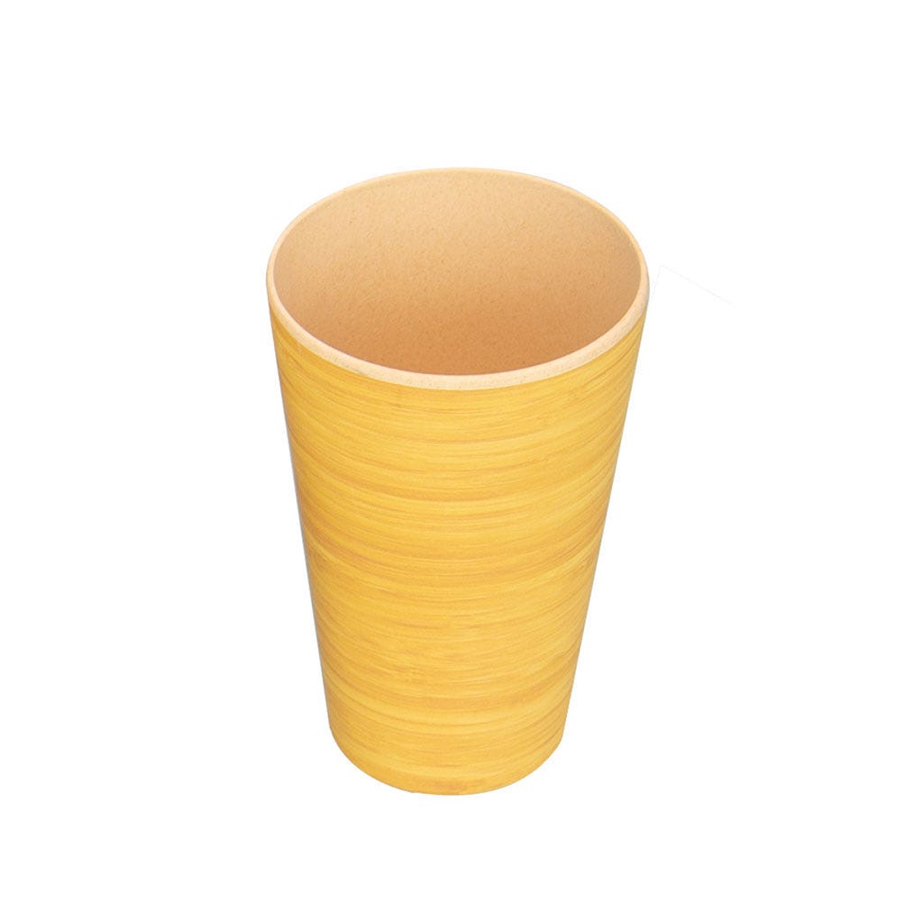 Juego de 4 vasos de bambú 400ML