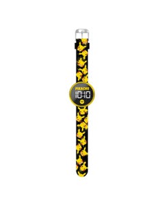 Reloj Negro De Pokémon Led Estampado De Pikachu
