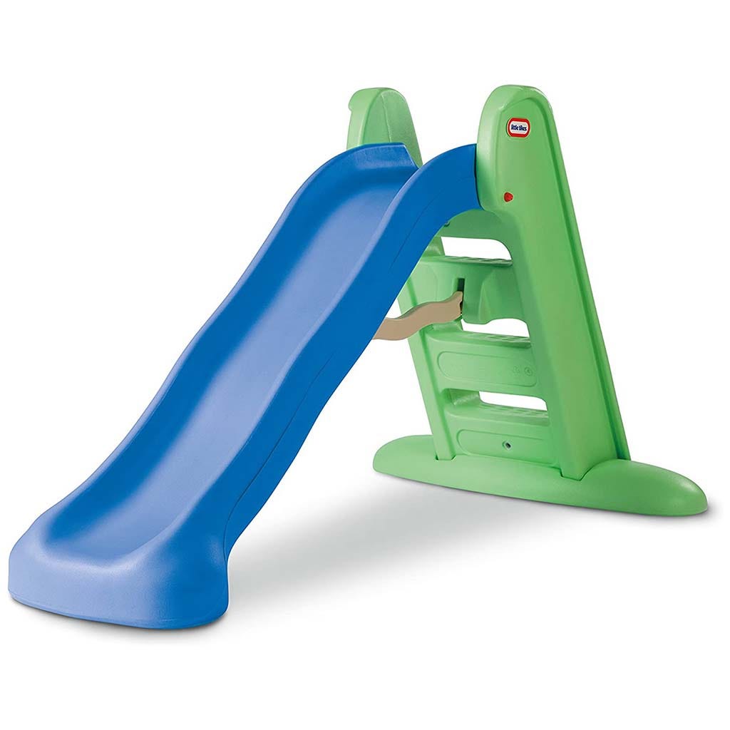 Tobog&aacute;n Para Ni&ntilde;os Azul Y Verde Little Tikes