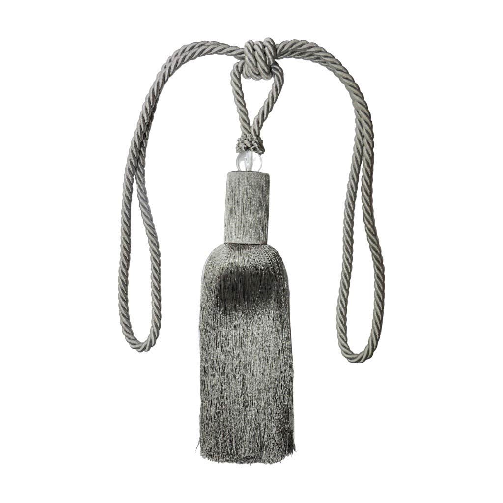 Borla De Cortina Color Gris Claro 68Cm