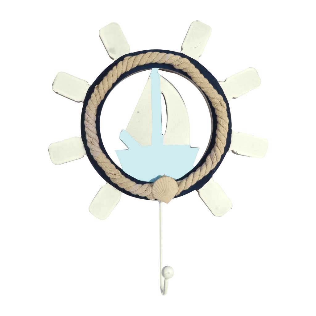 Gancho de Pared con Diseño Marino 29X37X5.5CM/11X15X2IN