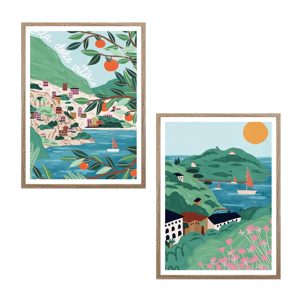 Cuadro De Paisaje Surtido 45x60x2.5cm