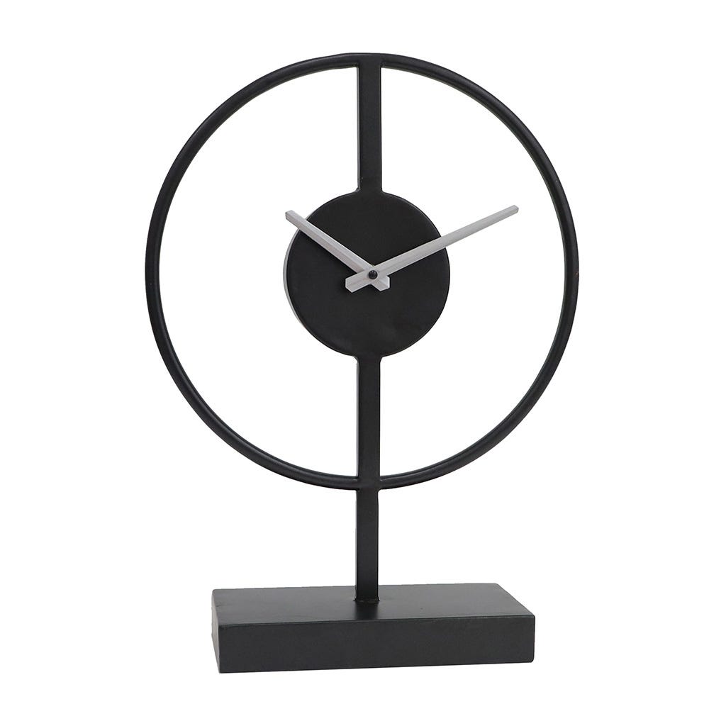 Reloj de mesa decorativo negro 30X10X41CM