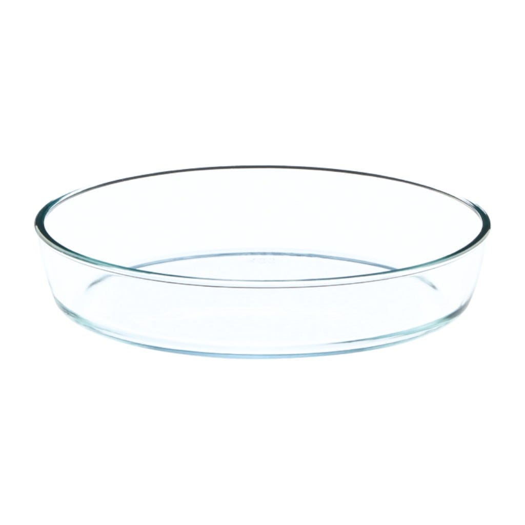 Molde Redondo De Cristal Para Hornear 2.4L