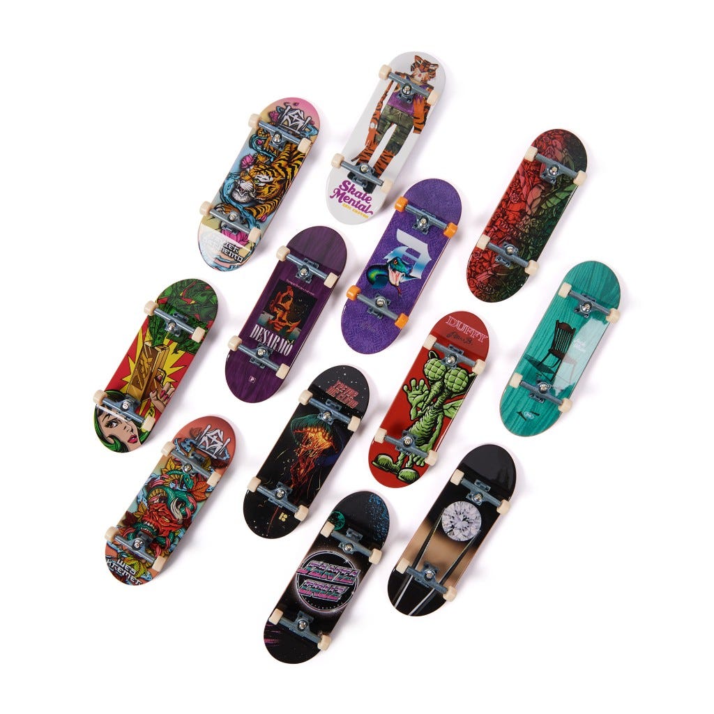 Tech Deck Tabla Basica 96Mm Surtidos