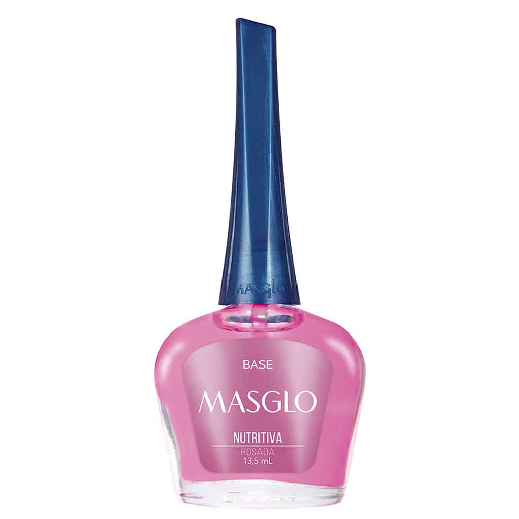 Base Para Uñas Masglo Nutritiva Rosada 13.5ml