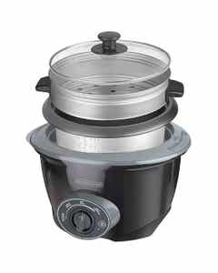Olla multifuncional negra 6.5L Black and Decker
