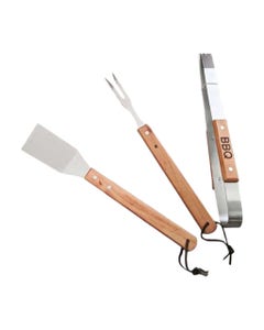 Set de Utensilios para Barbacoa 3 Piezas