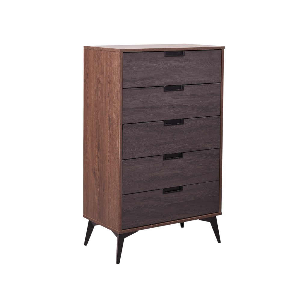 Magali Cómoda Marrón Oscuro 72X39X117Cm