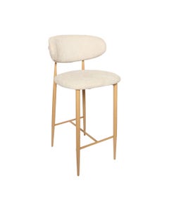 Silla De Bar Beige Camila 56X45X110Cm