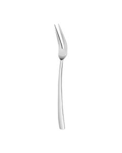 Tenedor para servir plateada con dos puntas