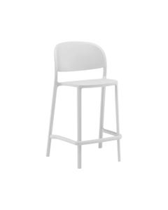 Silla De Bar Nidia Blanco 49,5x55x104cm