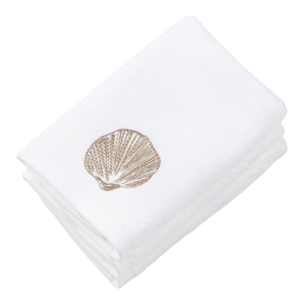 Toalla Blanca De Caracol 31X31Cm