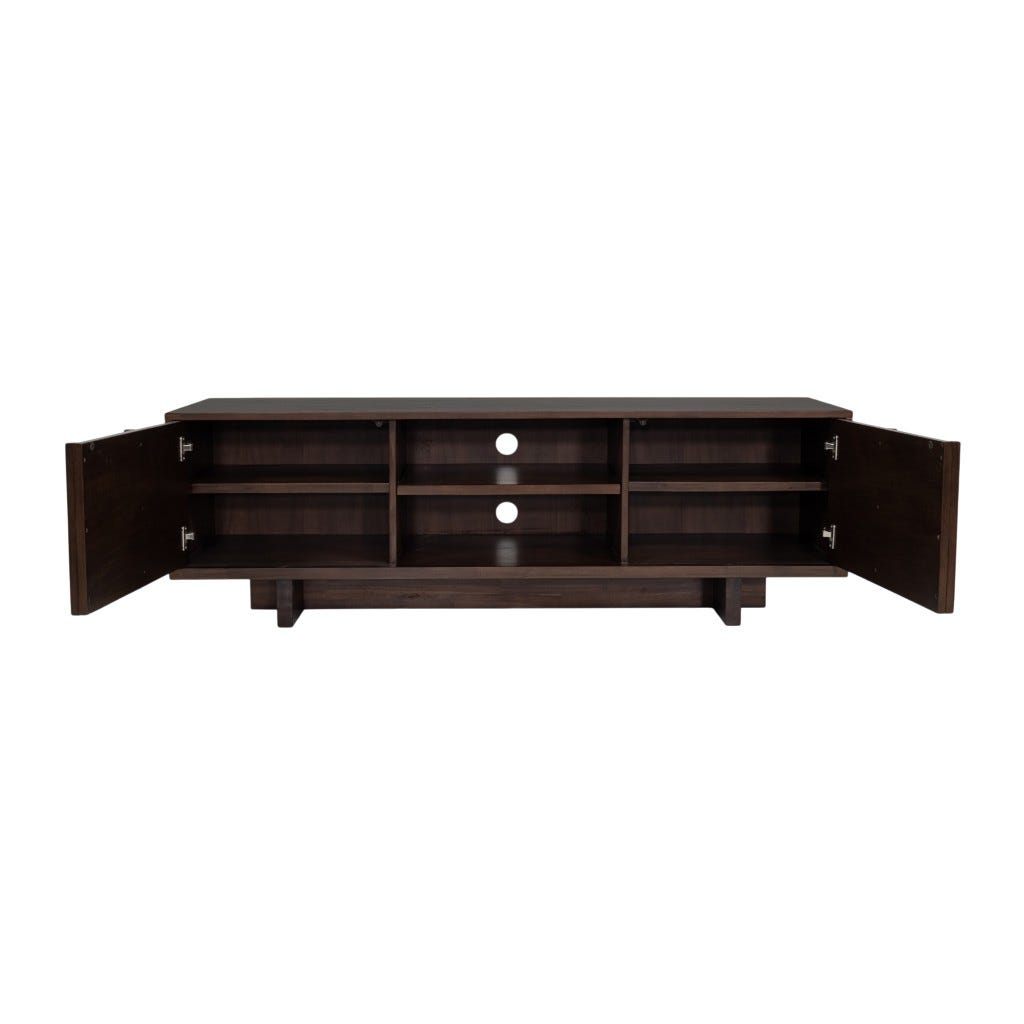 Mueble Para Televisor Marr&oacute;n Oscuro Har 170X45X55Cm