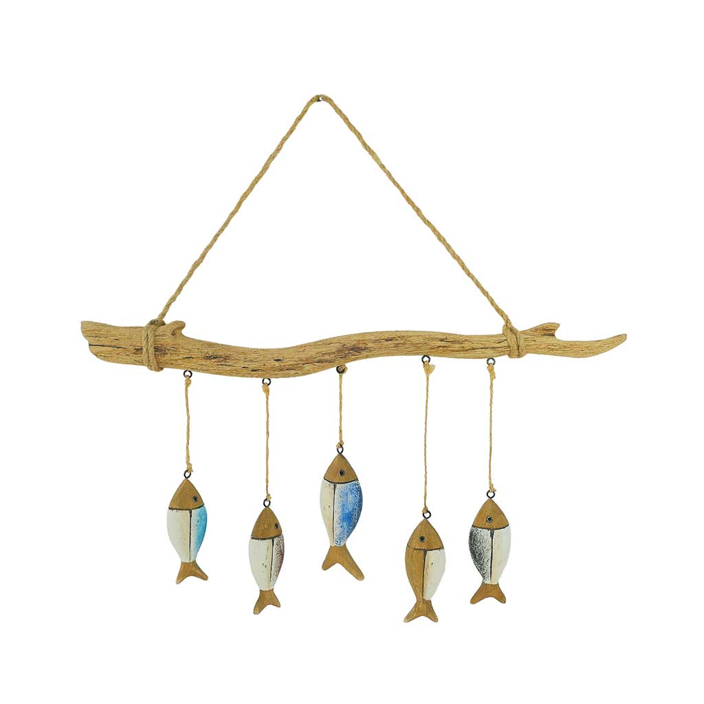 Decoración De Pared Colgante De Peces41x3x7cm