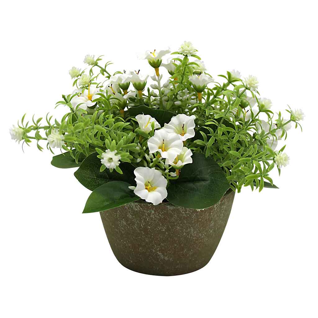 Flor artificial en maceta 17CM