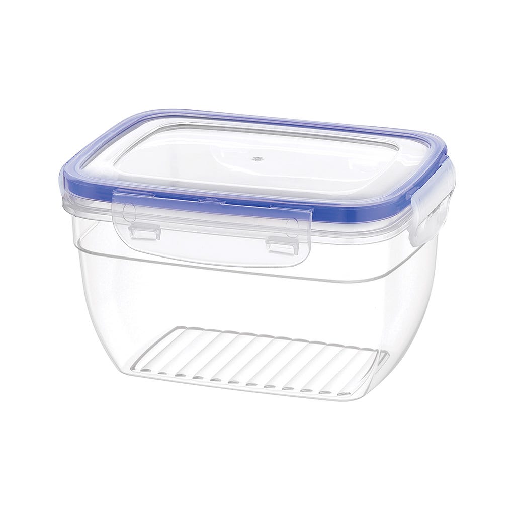 Recipiente De Plástico Con Tapa 3100ml Bager