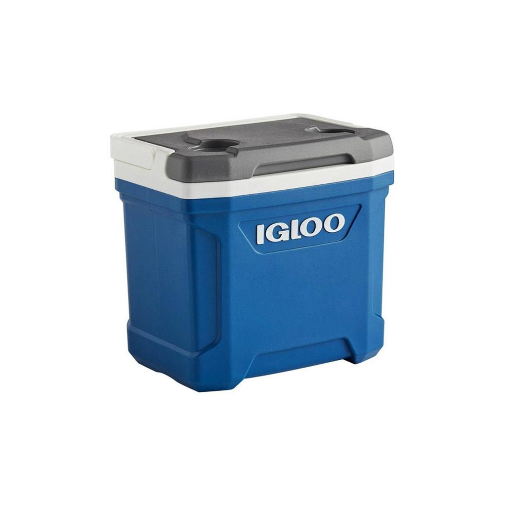 Hielera azul con 16 cuartos Igloo