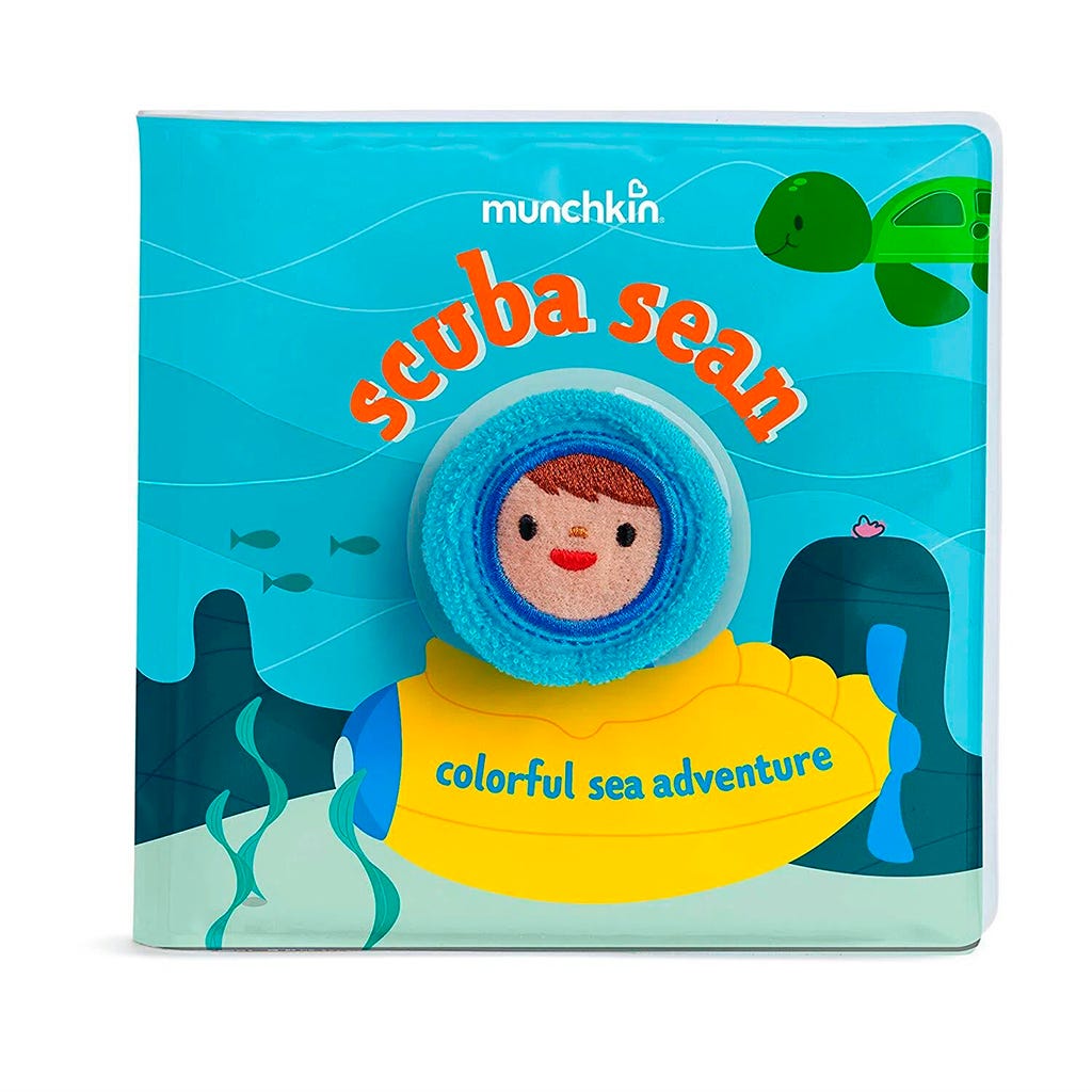 LIBRO DE BAÑO CON MARIONETAS PARA DEDOS MUNCHKIN