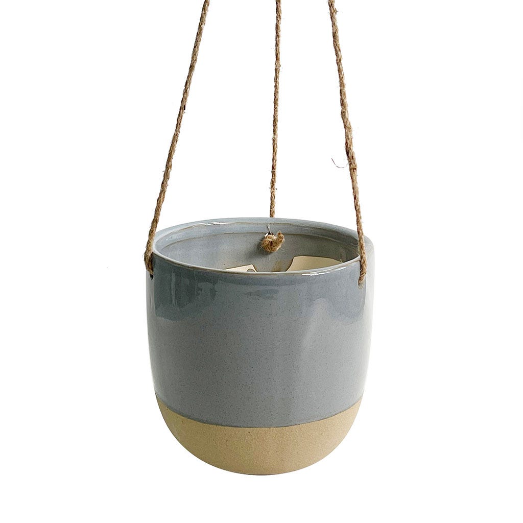 Macetero para plantas con cuerda colgante 17.5X16.5CM