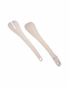 Utensilios Para Ensaladas Beige De 2Pcs