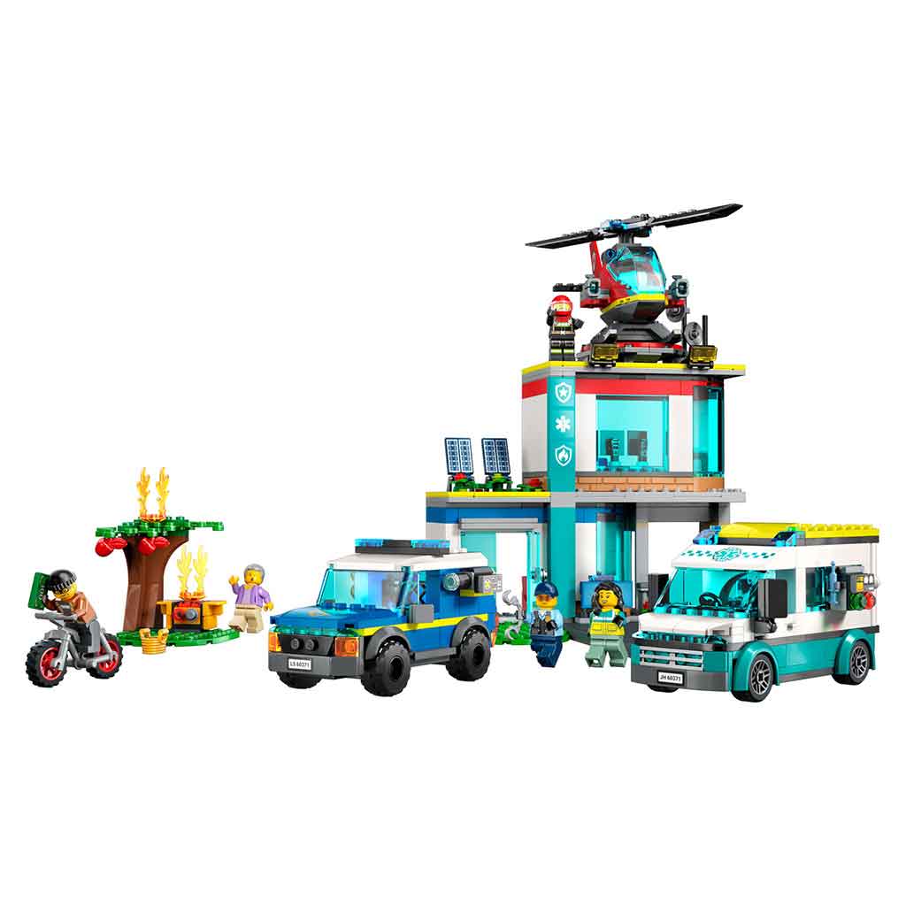 Sede De Vehículos De Emergencia Lego City