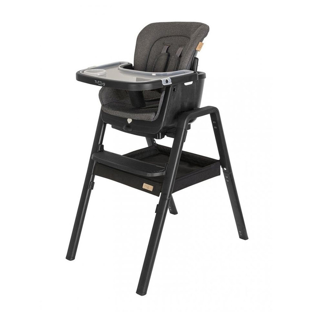 Silla Alta Evolutiva Nova Roble Gris Tutti Bambini