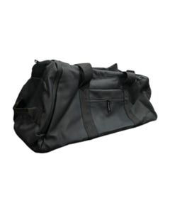 Bolso Deportivo Negro Con Compartimentos Externos