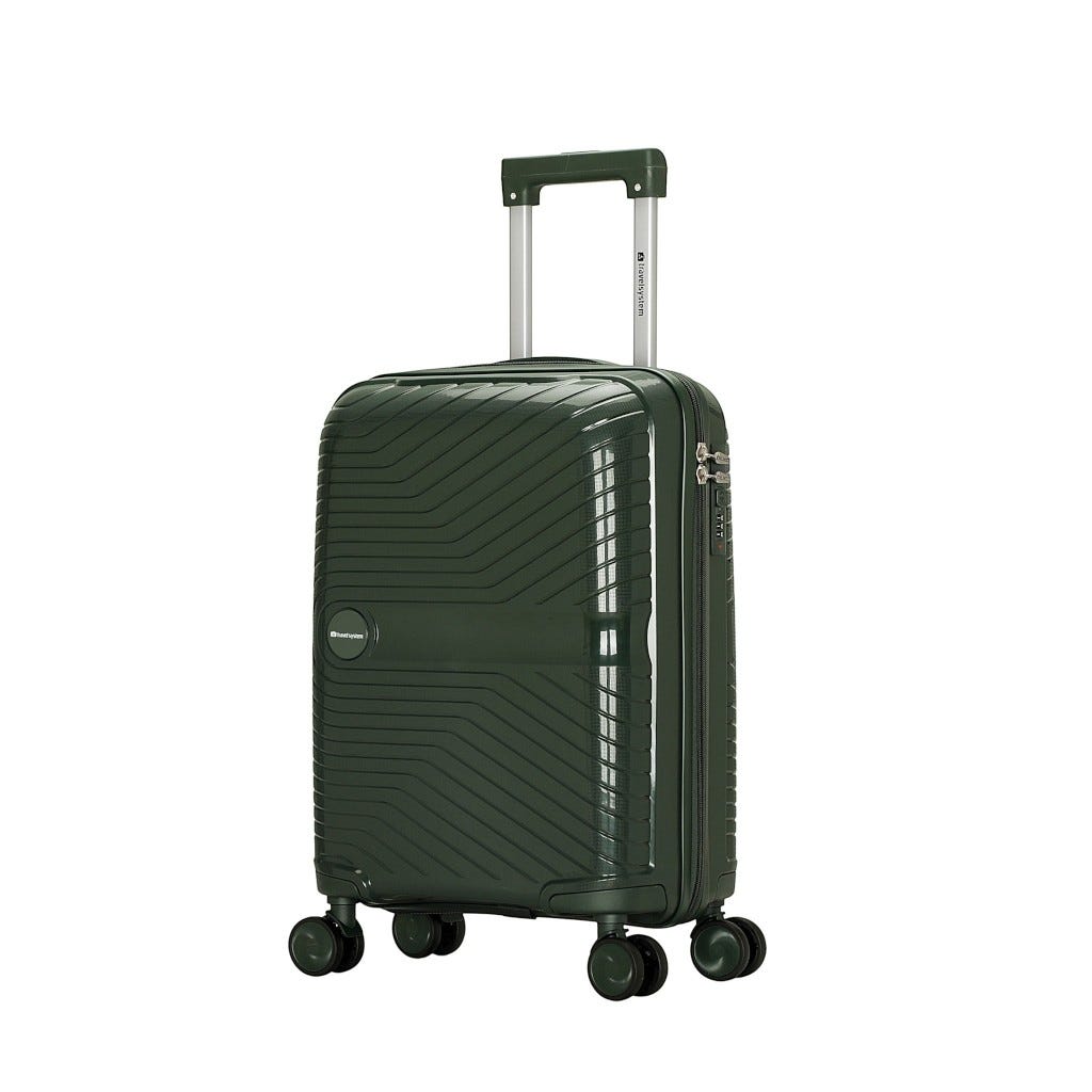 Maleta De Viaje Verde Oscuro 20"
