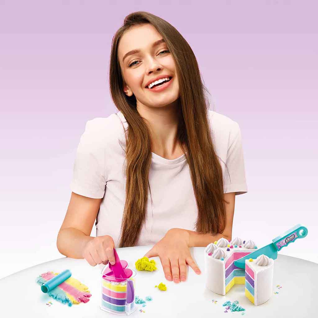 Kit De Pastel Arcoíris So Sand Rainbow Cake So Sand