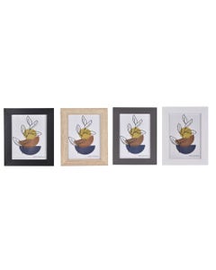 Marco De Fotos 3 Piezas Colores Surtidos 13X18X4Cm